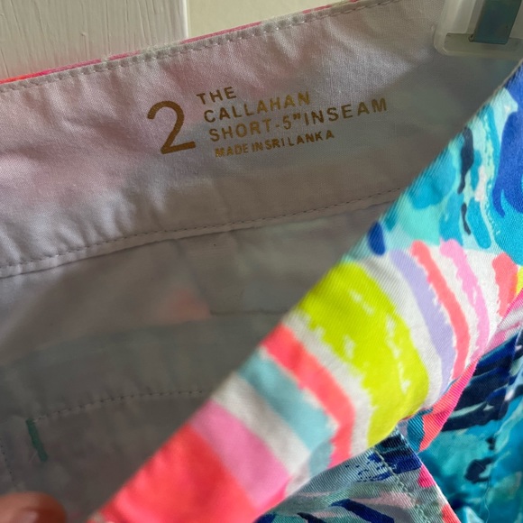 Lilly Pulitzer Callahan Shorts in Hey Bay Bay - Picture 3 of 4